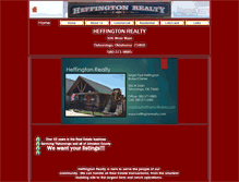 Tablet Screenshot of heffingtonrealty.com